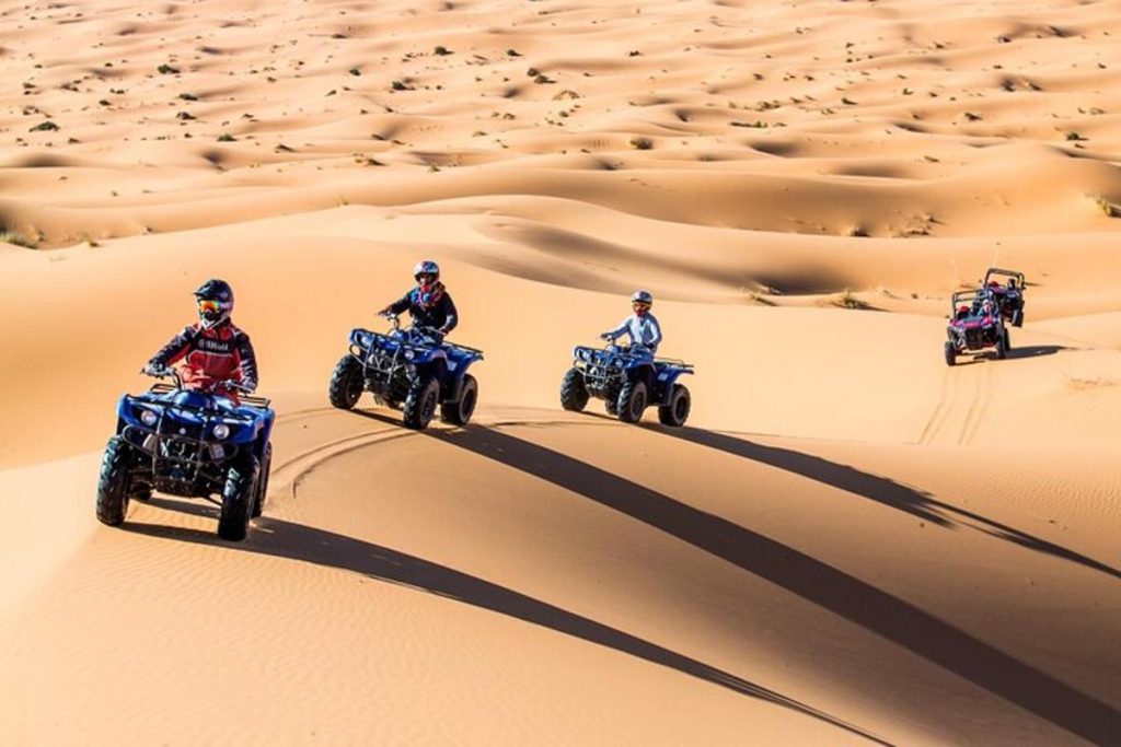 quad biking in Merzouga